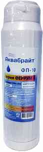 АБ  Картридж АКВАБРАЙТ ФП-10 для удаления железа Типоразмер SLIM LINE 10"