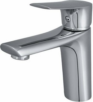 Смеситель для раковины Maxonor MN1073 на гайке, латунь